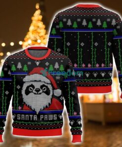 Santa Paws Christmas Ugly Sweater 3D Printed Sweater Christmas Gift