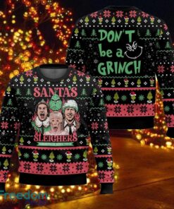 Santa’s Sleighers Grinch Ugly Christmas Sweater Gift For Men And Women