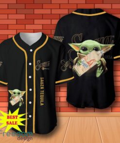 Sauza Tequila Baby Yoda Baseball Jersey for All Genders