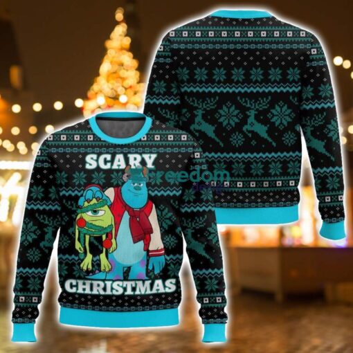 Scary Christmas Monsters Ugly Christmas Sweater For Men And Women Christmas Holiday Gift - Scary Christmas Monsters Ugly Sweater-3