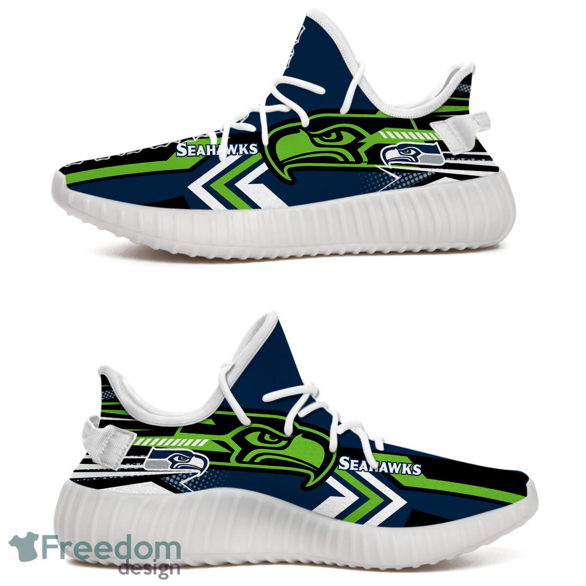 Seattle Seahawks Speedsters Yeezy Running Shoes For Fans Gift Men Women image Seattle Seahawks Speedsters Yeezy Running Shoes For Fans Gift Men Women - Seattle Seahawks Speedsters Yeezy Boost Running Shoes_4