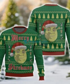 Shrek Merry Shrekmas Green Unisex Ugly Christmas Sweater Christmas Gift