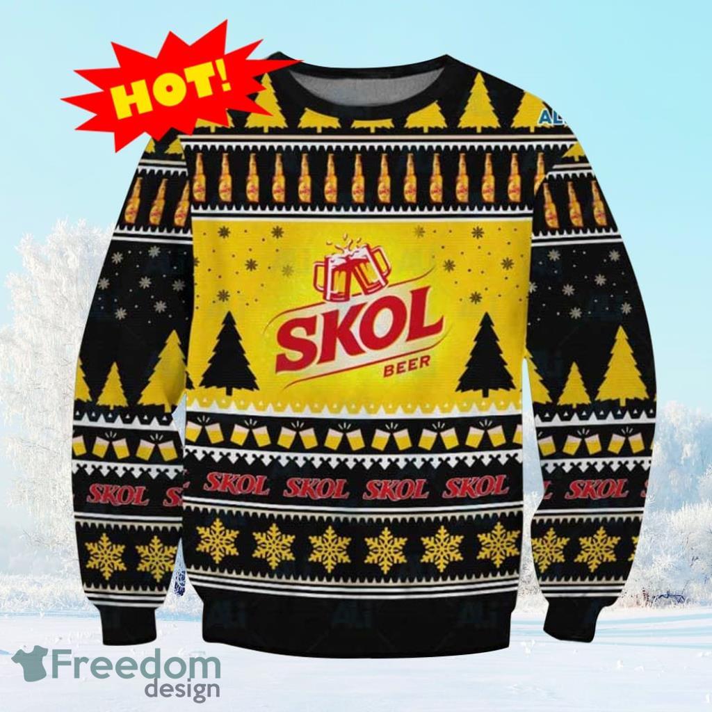 Skol Beer Ugly Christmas Sweater Gift For Men And Women image Skol Beer Ugly Christmas Sweater Gift For Men And Women Product Photo 1