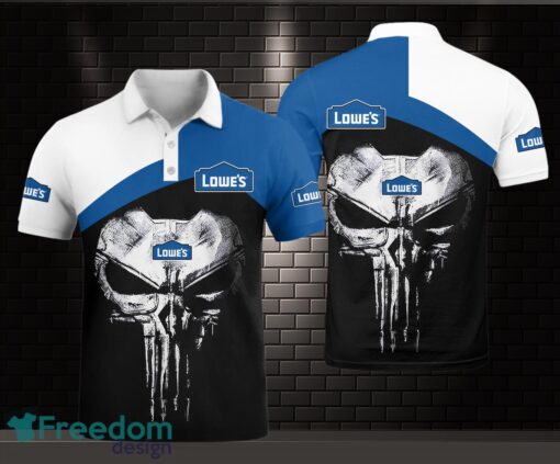 Skull Lowe's AOP 3D Polo Shirt Unique Gift Golf Polo Shirt Product Photo 1