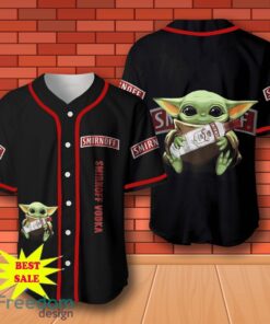 Smirnoff Vodka Baby Yoda Baseball Jersey for All Genders