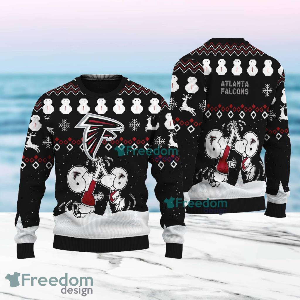 Snoopy And Friend Atlanta Falcons Christmas Ugly Sweater 3D For Fans image Snoopy And Friend Atlanta Falcons Christmas Ugly Sweater 3D For Fans Product Photo 1