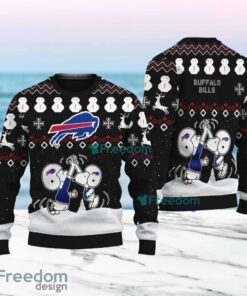 Snoopy And Friend Buffalo Bills Christmas Ugly Sweater 3D For Fans