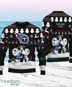 Snoopy And Friend Tennessee Titans Christmas Ugly Sweater 3D For Fans