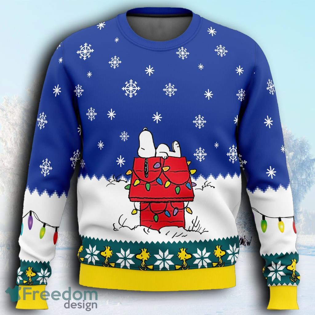 Snoopy Ugly Christmas Sweaters 3D Super Hot image Snoopy Ugly Christmas Sweaters 3D Super Hot Product Photo 1