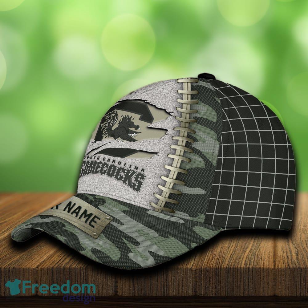 South Carolina Gamecocks 3D Hat And Cap Beach Design Camo Green For Fans Gift Custom Name image South Carolina Gamecocks 3D Hat And Cap Beach Design Camo Green For Fans Gift Custom Name - South Carolina Gamecocks 3D Hat And Cap Camo_3
