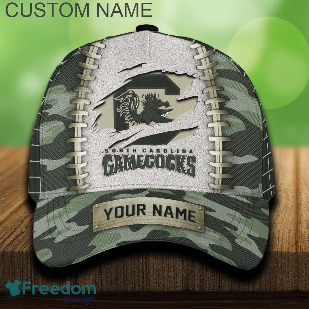 South Carolina Gamecocks 3D Hat And Cap Beach Design Camo Green For Fans Gift Custom Name image South Carolina Gamecocks 3D Hat And Cap Beach Design Camo Green For Fans Gift Custom Name - South Carolina Gamecocks 3D Hat And Cap Camo_1