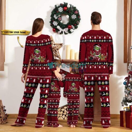 South Carolina Gamecocks Pajamas Sport Team Pajama Set Christmas Gift For Family Custom Name Unique Gift Product Photo 2