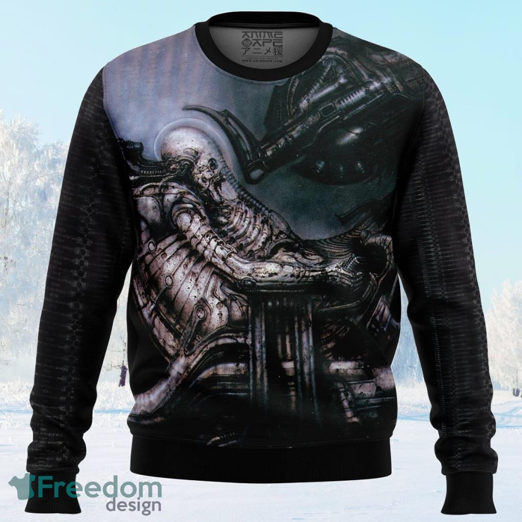Space Jockey, Ugly Christmas Sweater Gift For Men And Women image Space Jockey, Ugly Christmas Sweater Gift For Men And Women Product Photo 1