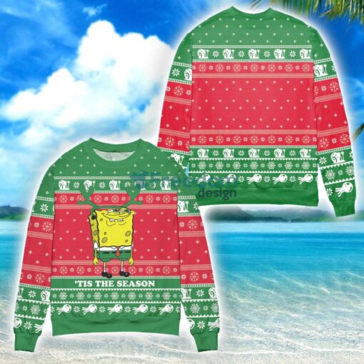 Spongebob tis the season Christmas sweater Product Photo 1