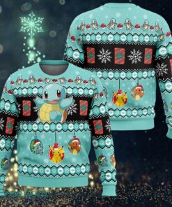 Squirtle I Choose You Pokemon Ugly Xmas Sweater Gift Holidays