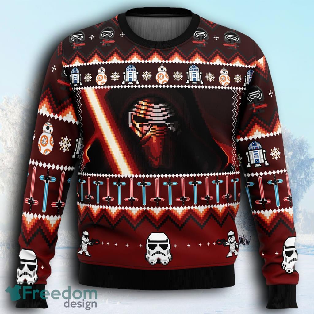 Star Wars Christmas Awakens Ugly Christmas Sweaters 3D Super Hot image Star Wars Christmas Awakens Ugly Christmas Sweaters 3D Super Hot Product Photo 1