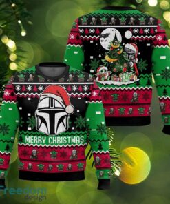 Star Wars Mandalorian Ugly Sweater Knitted Christmas 3D Sweater Gift For Men And Women