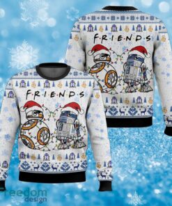 Star Wars R2-D2 & BB-8 Friends Ugly Sweater Ugly Xmas Sweater Gift Holidays