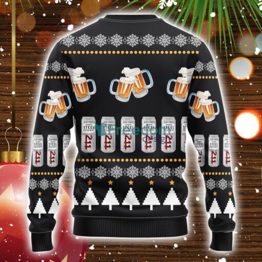 Steel Beer Ugly Christmas Sweater Amazing Gift Idea Christmas Party Gift Product Photo 2