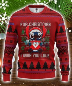 Stitch Heart Ugly Christmas Sweater Amazing Gift Idea Christmas Party Gift