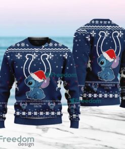Stitch Merry Chistmas  Indianapolis Colts NFL Knitt Ugly Sweater Christmas Gift For Fans