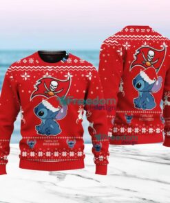 Stitch Merry Chistmas  Tampa Bay Buccaneers NFL Knitt Ugly Sweater Christmas Gift For Fans
