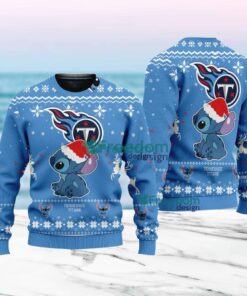 Stitch Merry Chistmas  Tennessee Titans NFL Knitt Ugly Sweater Christmas Gift For Fans