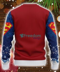 Superman Dc Ugly Christmas Sweater Amazing Gift Idea Christmas Party Gift Product Photo 2