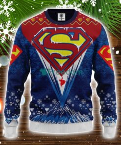 Superman Dc Ugly Christmas Sweater Amazing Gift Idea Christmas Party Gift