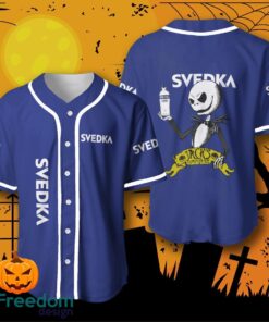 Svedka Vodka Halloween Jack Skellington Nightmare Baseball Jersey For Men And Women