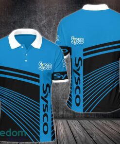 Sysco Team Working Shirt 3D Polo Shirt Golf Polo