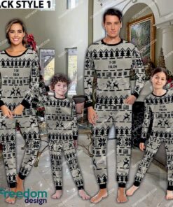 T-38 Talon T38 Ugly Christmas Aircraft Pajamas Set Family Men Women Children