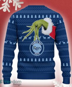 Tampa Bay Rays Grinch Driving Funny 3D Ugly Christmas Sweater For Men Women - Tampa Bay Rays Christmas Sweater Grinch Driving Photo 2