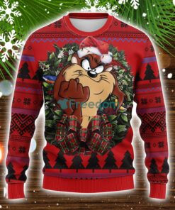 Taz Of Looney Tunes Noel Mc Ugly Christmas Sweater Christmas Party Gift Product Photo 1