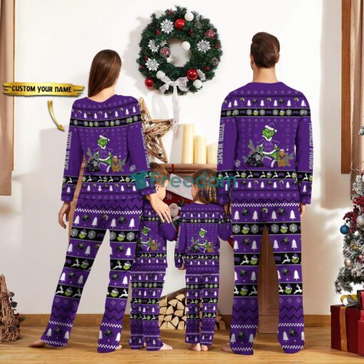 TCU Horned Frogs Pajamas Sport Team Pajama Set Christmas Gift For Family Custom Name Unique Gift Product Photo 2