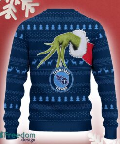 Tennessee Titans Grinch Driving Funny 3D Ugly Christmas Sweater For Men Women - Tennessee Titans Christmas Sweater Grinch Driving Photo 3