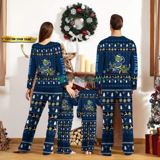 Tennessee Titans Pajamas Sport Team Pajama Set Christmas Gift For Family Custom Name Unique Gift Product Photo 2