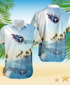 Tennessee Titans Tropical Beach Blue Hawaiian Shirt