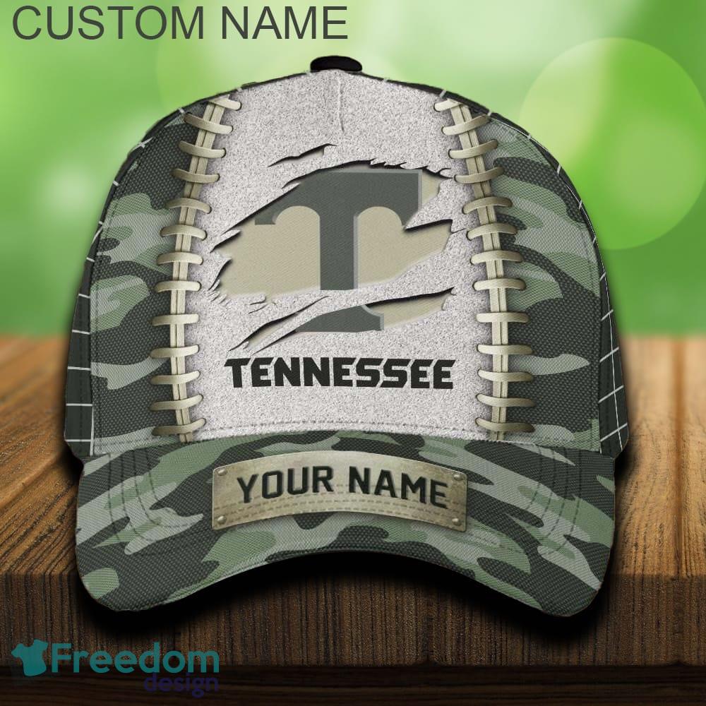 Tennessee Volunteers 3D Hat And Cap Beach Design Camo Green For Fans Gift Custom Name image Tennessee Volunteers 3D Hat And Cap Beach Design Camo Green For Fans Gift Custom Name - Tennessee Volunteers 3D Hat And Cap Camo_1