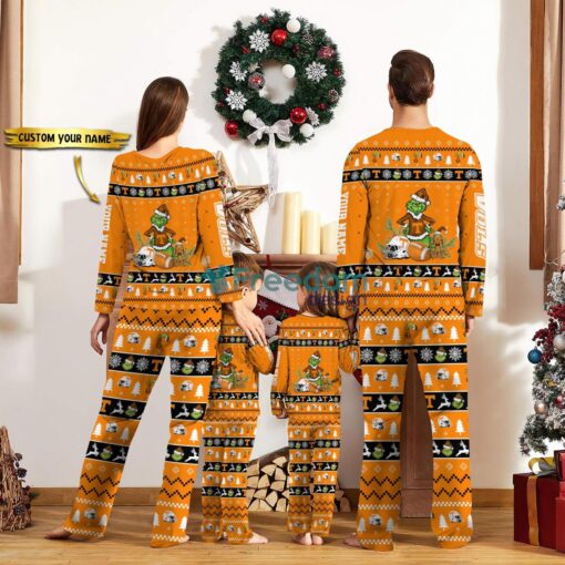 Tennessee Volunteers Pajamas Sport Team Pajama Set Christmas Gift For Family Custom Name Unique Gift Product Photo 2