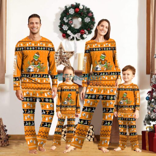 Tennessee Volunteers Pajamas Sport Team Pajama Set Christmas Gift For Family Custom Name Unique Gift Product Photo 1