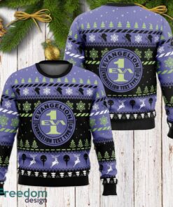 Test Type Eva-01 Neon Genesis Ugly Christmas 3D Sweater Gift For Adult