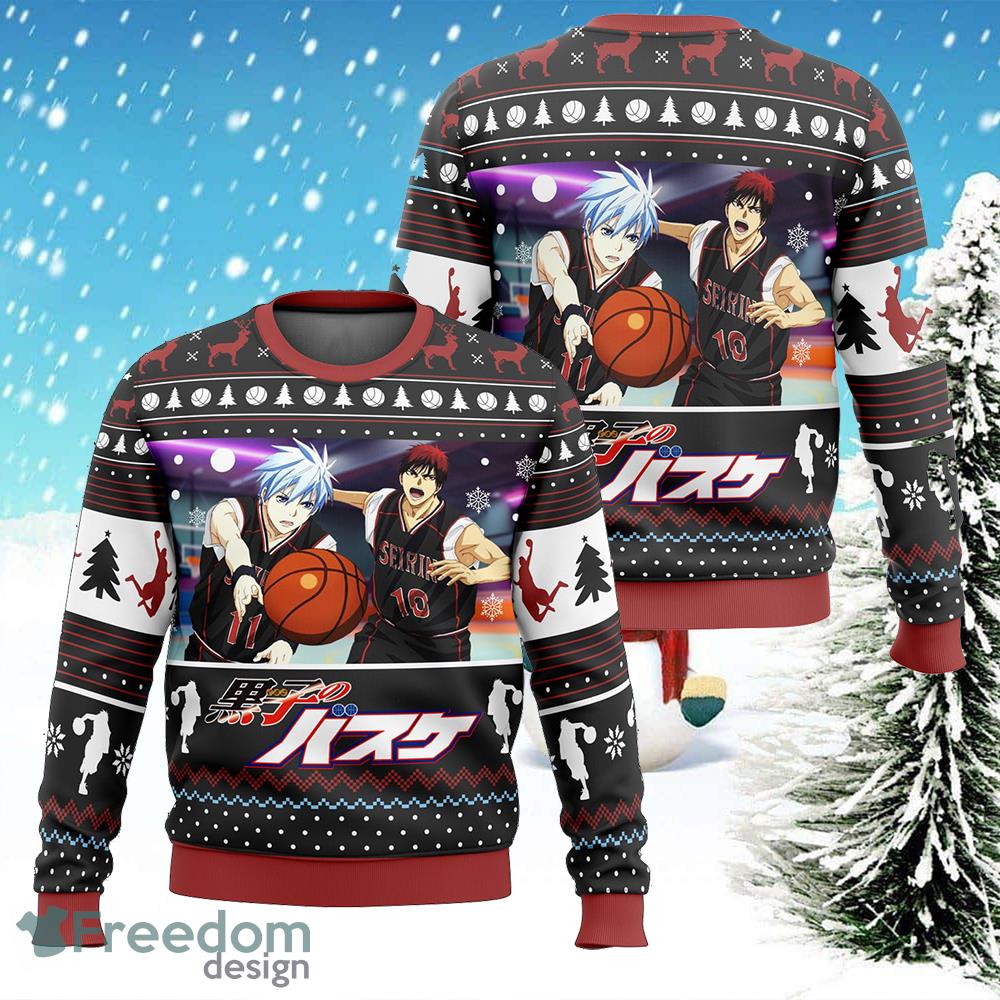 Tetsuya And Taiga Kuroko’s Basketball Ugly Xmas Sweater AOP Gift Holidays image Tetsuya And Taiga Kuroko’s Basketball Ugly Xmas Sweater AOP Gift Holidays - Tetsuya And Taiga Kuroko’s Basketball Ugly Xmas Sweater AOP Gift Holidays