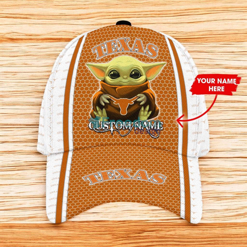 Texas Longhorns Yoda Classic Cap 3D New Fashion image Texas Longhorns Yoda Classic Cap 3D New Fashion Product Photo 1