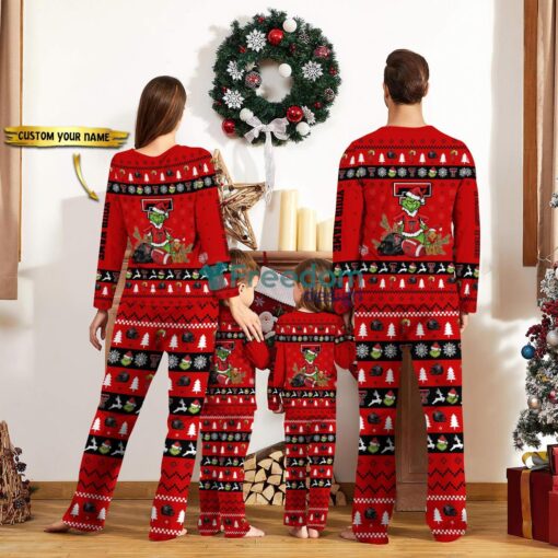 Texas Tech Red Raiders Pajamas Sport Team Pajama Set Christmas Gift For Family Custom Name Unique Gift Product Photo 2