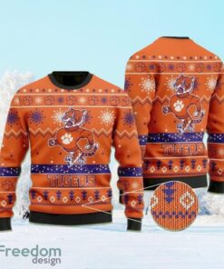 The Clemson Tigers Football Ugly Christmas Sweater Gift For Men And Women