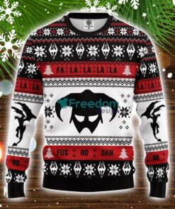 The Elder Scrolls Ugly Christmas Sweater Amazing Gift Idea Christmas Party Gift Product Photo 1