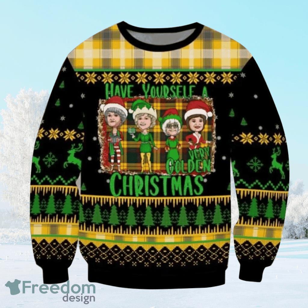 The Golden Girls Lover Have Your Self A Very Golden Christmas Sweatshirt, Xmas Sweater, Christmas Sweater, Ugly Christmas Sweater GINUGL50 image The Golden Girls Lover Have Your Self A Very Golden Christmas Sweatshirt, Xmas Sweater, Christmas Sweater, Ugly Christmas Sweater GINUGL50 Product Photo 1