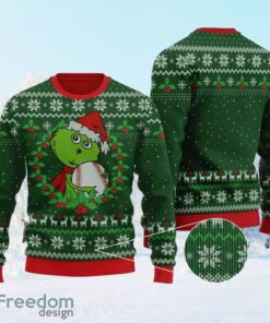 The Grinch Christmas 3d Ugly Thicken V4 Sweaters