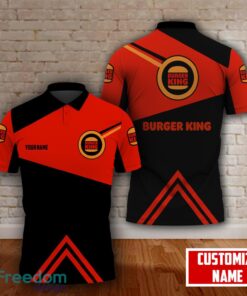 The Perfect Gift For Burger King For Fans 3D Polo Shirt Custom Name